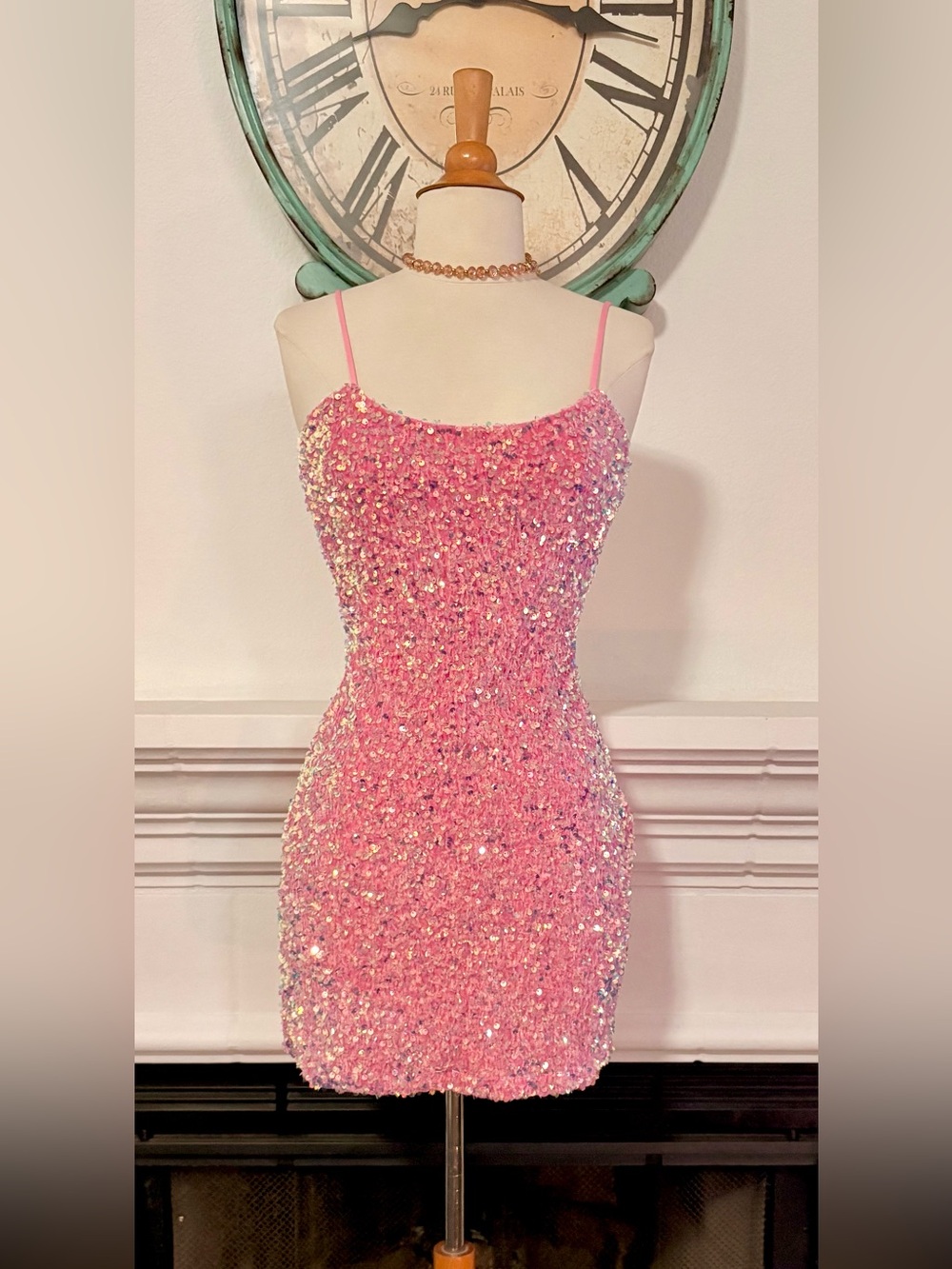 Velvi Sequin Mini Hoco Dress